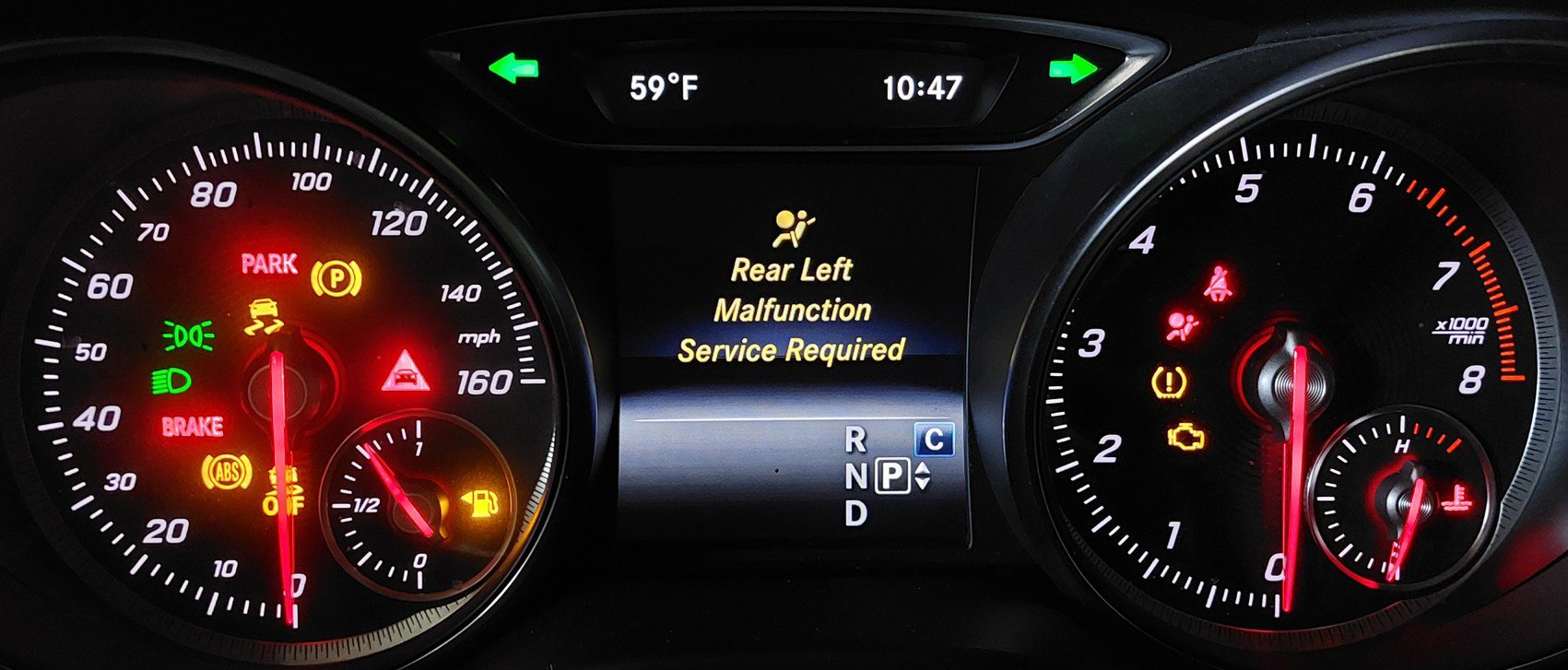 2019 MERCEDES GLA250 FRONT DASH SPEEDOMETER INSTRUMENT CLUSTER (45k) — exact item pictured